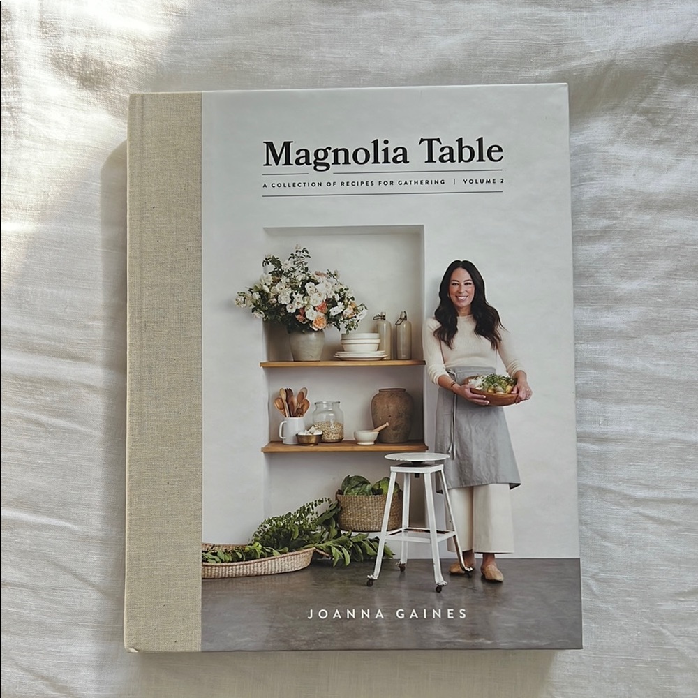 Magnolia Table Cookbook by Joanna Gaines - White and Cream